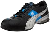 Puma Men's Cell Turin Perf Fashion Sneaker,Black/Blue Aster/Silver Metallic,11 D US