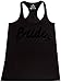 Shop4Ever® Bride Black Women's Racerback Tank Top Wedding Tank Tops