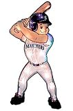 Seattle Mariners 20" Double Sided Window Light-Up Player