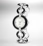 Quartz Circle Enamelled Link Watch