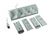 Ladestation + 4 Akkus (Ni-MH) f&uuml;r Nintendo Wii white