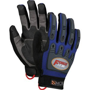 MCR B100 X-Large Forceflex Mechanics Gloves Blue 1 Pair