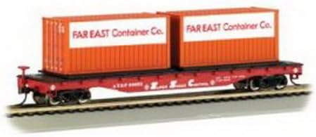 Bachmann Trains Santa Fe Flat Car With Container Load-Ho Scale