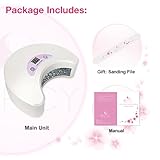 USpicy CRESCENT USND-1801 18W LED Nail Polish Dryer / Lamp / Light for Curing Gelish & LED Gels(White), Upgraded with Digital Countdown Timer 30s-90s, SPA Equipment