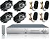 4 x Camera Day/Night Infrared CCD Cameras with 25m Night Vision Range and 160GB DVR Package with Motion Detection - Great Indoor and Outdoor solution