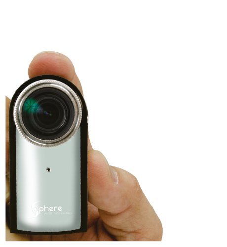 Sphere Mini Digital Camcorder. 640 x 480 resolution, 30 FPS. Compatible with 0.68x Wide Angle Lens or 180 Degree Fish Eye Lens (Sold Separately).