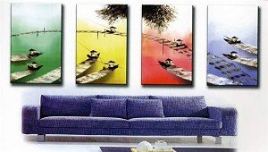 Modern Abstract Art Oil Painting STRETCHED READY TO HANG OPC259