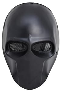 FMA New Blcak Wire Mesh Full Face Protection Paintball Skull Mask Cosplay Halloween L636