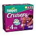 Baby : Pampers Cruisers Size: 4, 22-37 lbs Jumbo Pack - 30 / Pack, 4 Packs