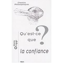 Qu'est-ce que la confiance?