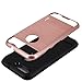 Google Pixel Case, TAURI [Shock Absorbent] Slim Brush Texture Hybrid Defender Armor Protective Case Cover For Google Pixel - Rose Gold