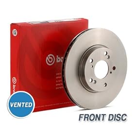 Front Brembo Brake Discs - MERCEDES CL 600 (C215) 9.02 to 8.06