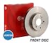 Front Brembo Brake Discs - MASERATI Quattroporte 2.0 / 2.8 V6 24V BiT 94 to 95