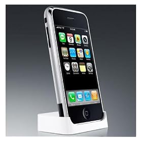 DESKTOP CHARGER DOCK FOR IPHONE 3G 3GS white