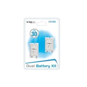 Pack 2 batteries 1200mAh pour Wii Remote compatible avec tous les chargeurs  Bigben Interactive