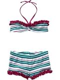 Old Navy Baby Blue Ruffled Boy Short Bikinis