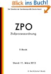 ZPO - Zivilprozessordnung - E-Book -...