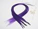 Grizzly Synthetic Feather Hair Extensions Hair New Generation Beautiful Purple Animal Print