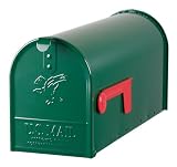 Solar Group The Elite Premium Black Steel Mailbox #E1100G00