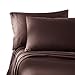 Honeymoon Super Soft Microfiber 4-Piece Bed Sheet Set, Queen, Dark Chocolate