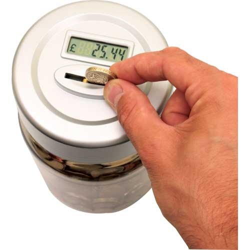 Star Case Digital Counting Coin Jar