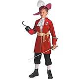IMAGE OF Disney Captain Hook Costume Child Pirate from Peter Pan Small (4-6)