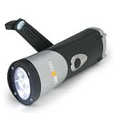 Life Gear LGSB1070 H2O Waterproof LED Flashlight, Black/Silver