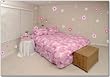 29 Pink Fun Flower Border Wall Decor Transfer Stickers