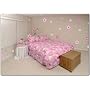 Instant Murals 29 Pink Fun Flower Border Wall Decor Transfer Stickers