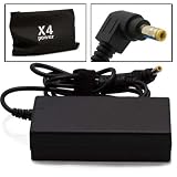 X4 Power 65 Watts AC power adapter charger for Acer Laptop. 6 foot cord and accessories bag. Compatible Part No. ACER ADP-65DB (REV.B), ACER 91.41S28.002, ACER PA-1700-02, ACER LC-T2801-006, ACER LC.ADT01.001, ACER AP.T3503.002,ACER AP.06501.006, Delta SADP-65KB (REV.B), Delta PA-1650-02, Winbook EA1060B19-13
