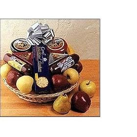 Deluxe Centerpiece Gourmet Fruit Gift Basket