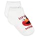 Sesame Street Infant Toddler 6 pk Ankle Socks (2-4 (Shoe: 4-7))