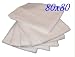 Mullwindeln weiß 80/80 - 10er Pack