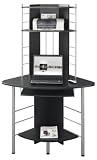 Piranha PC8g Compact Corner Computer Desk with 3 Shelves