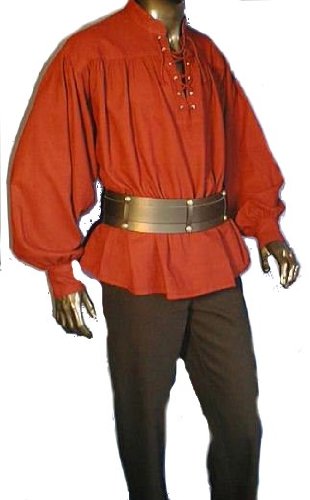 Piratenhemd Baumwollhemd Larp Mitelalter Gr. 