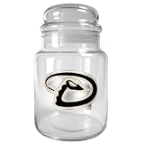 Arizona Diamondbacks 31oz Glass Candy Jar - Primary Logo MLB Baseball