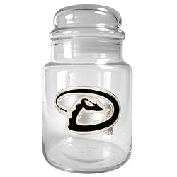 Arizona Diamondbacks MLB 31oz Glass Candy Jar - Primary Logo by Great American Products