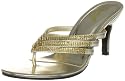 Unze L16712 Gold Formal L16712 5 UK, Sandales femmes