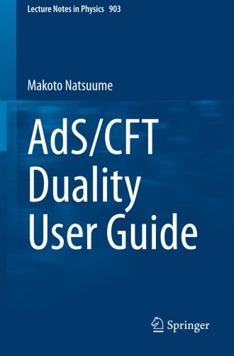 AdS/CFT Duality User Guide (Lecture Notes in Physics)