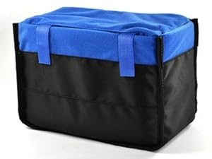 Cosmos Insert Gadget protection Bag/compartment for Sony Canon Nikon Pentax Olympus Panasonic DSLR camera/lens, Cosmos Cable Tie-Black/Blue