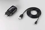 Original HTC TC E250 Ladeadapter + Datenkabel DC M410, Ladegerät / Netzteil / Ladekabel für HTC HD2, HTC HD7, HTC 7 Trophy, HTC 7 Mozart inkl. Handy-Punkt Kugelschreiber