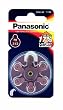 Panasonic Zinc Air 'Hearing Aid' Batteries PR312 x 6
