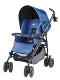 Peg Perego P3 Light Weight One Hand Fold Stroller in Mod Blue