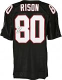 Andre Rison Atlanta Falcons Autographed Black Wilson Jersey with Bad Moon Inscription