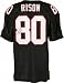 Andre Rison Atlanta Falcons Autographed Black Wilson Jersey with Bad Moon Inscription