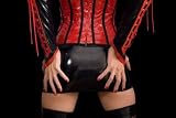 Close-up of Girl in Fetish Miniskirt - 60