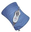 Sunbeam Health at Home HourGlass Shaped Heating Pad with 4 Heat Settings and 2 Hour Auto-Off, Blue (Quantity of 1)