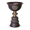 Pracht-R�uchergef�� 'Bod', Kelch antik aus Kupfer im tibetischen Stil, R�ucherschale, � 12,5 cm