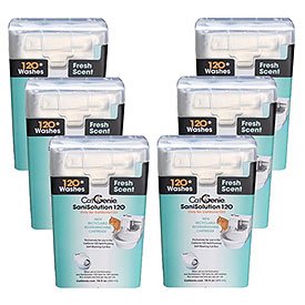CatGenie 120 SaniSolution Smart Cartridge, Fresh Scent (6-Pack)