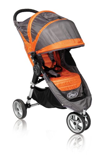 Baby Jogger City Mini Single Stroller - Orange/Grey
